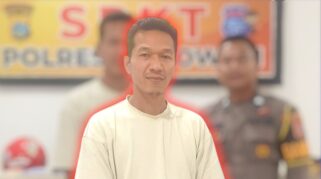 Bupati Morowali dilaporkan oleh Zulkarnain ke Polres. Foto: Istimewa.