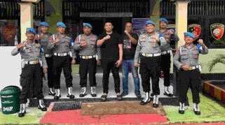 Polsek Bumi Raya Terima kunjungan Tim Subbid Provos Bidpropam Polda Sulteng, Senin 20 Juli 2026. Foto: Dok-Polsek Bumi Raya.