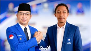 Sigit Purnomo Said atau Pasha Ungu bersama Ketua DPD PAN Morowali, Asfar. Foto: Halo Morowali.
