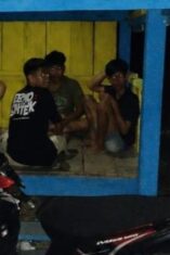 Polsek Witaponda menggelar patroli malam dalam Kegiatan Rutin yang Ditingkatkan (KRYD), Kamis malam 27 Agustus 2026 di Desa Ungkaya. | Foto: Polsek Witaponda.