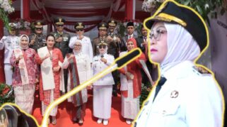 Pesan berkesan Wakil Bupati Morowali, Iriane Iliyas dalam momentum Peringatan HUT RI ke-81. Foto: IKP Morowali/Ghaff.