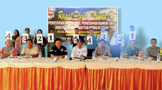Rapat Pleno Penetapan Calon BPD Desa Wata, Jumat 4 September 2026 dihadiri oleh Camat Bungku Barat Muhdar Da'ami. | Foto: Zain Said.
