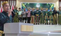 Ketua BPD KKLR Kabupaten Morowali, H. Jumardin Mahmud dalam momentum Pelantikan dan Rakerda BPD KKLR Kabupaten Morowali, Sabtu 19 September 2026. | Foto: KKLR Morowali.